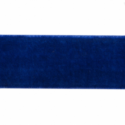 Лента бархатная нейлон, шир.25 мм, (упак. 45,7м), цв.74-василек - купить в Сарапуле. Цена: 981.09 руб.