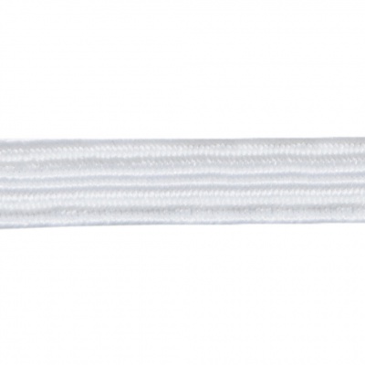 Резинка продежка С-67, шир. 7 мм (в нам. 100 м), белая  - купить в Сарапуле. Цена: 732.69 руб.