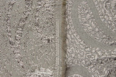 Ткань костюмная жаккард, 135 гр/м2, шир.150см, цвет белый№19 - купить в Сарапуле. Цена 441.94 руб.