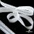 Резинка бельевая ажурная #6185, шир.16 мм, цв.белый - купить в Сарапуле. Цена: 13.72 руб.