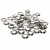 Люверсы, металлические/10мм/никель (упак.1000 шт) - купить в Сарапуле. Цена: 637 руб.