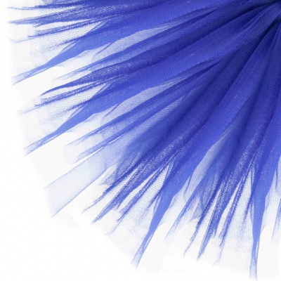 Фатин матовый 16-101, 12 гр/м2, шир.300см, цвет т.синий - купить в Сарапуле. Цена 100.92 руб.