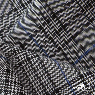Ткань костюмная "Клер" 80% P, 16% R, 4% S, 200 г/м2, шир.150 см,#3 цв-серый/синий - купить в Сарапуле. Цена 412.02 руб.
