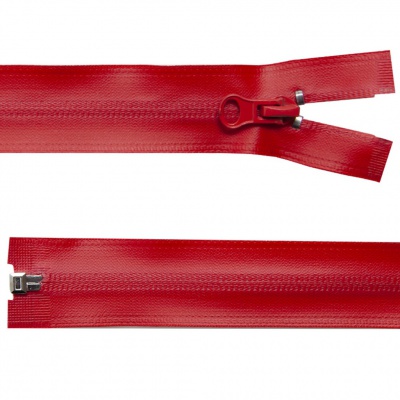 Молния водонепроницаемая PVC Т-7, 90 см, разъемная, цвет (820) красный - купить в Сарапуле. Цена: 61.18 руб.