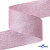 Лента парча 3341, шир. 38 мм/уп. 33+/-0,5 м, цвет розовый-серебро - купить в Сарапуле. Цена: 185.07 руб.