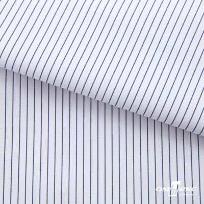 Ткань сорочечная Ронда, 115 г/м2, 58% пэ,42% хл, шир.150 см, цв.4-синяя, (арт.114) - купить в Сарапуле. Цена 306.69 руб.
