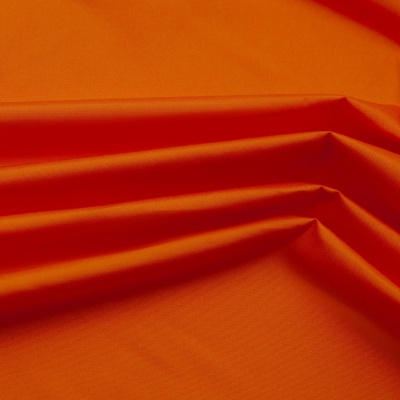 Поли понж (Дюспо) 17-1350, PU/WR, 65 гр/м2, шир.150см, цвет оранжевый - купить в Сарапуле. Цена 82.93 руб.