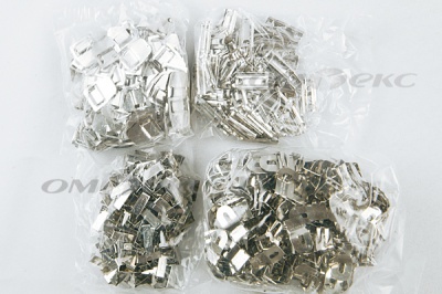 Крючки брючные 4 шипа "Стром" 144 шт. никель - купить в Сарапуле. Цена: 383.97 руб.