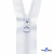 Спиральная молния Т5 501, 65 см, автомат, цвет белый - купить в Сарапуле. Цена: 14.83 руб.