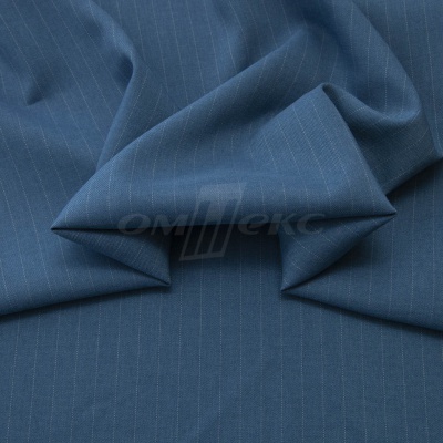 Костюмная ткань "Жаклин", 188 гр/м2, шир. 150 см, цвет серо-голубой - купить в Сарапуле. Цена 430.84 руб.