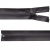 Молния водонепроницаемая PVC Т-7, 60 см, разъемная, цвет (301) т.серый - купить в Сарапуле. Цена: 49.39 руб.