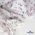 Ткань Муслин принт, 100% хлопок, 125 гр/м2, шир. 140 см, #2308 цв. 6 белый с цветком - купить в Сарапуле. Цена 413.11 руб.