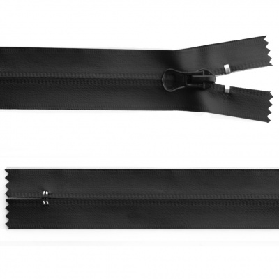Молния водонепроницаемая PVC Т-7, 18 см, неразъемная, цвет чёрный - купить в Сарапуле. Цена: 21.20 руб.