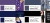Костюмная ткань "Элис" 18-3921, 200 гр/м2, шир.150см, цвет голубика - купить в Сарапуле. Цена 306.20 руб.
