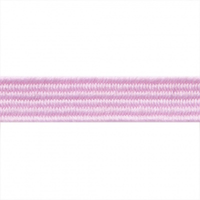 Резиновые нити с текстильным покрытием, шир. 6 мм ( упак.30 м/уп), цв.- 80-розовый - купить в Сарапуле. Цена: 155.22 руб.