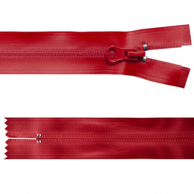 Молния водонепроницаемая PVC Т-7, 20 см, неразъемная, цвет (820)-красный - купить в Сарапуле. Цена: 21.56 руб.