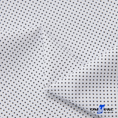 Ткань сорочечная Этна, 120 г/м2, 58% пэ,42% хл, (арт.112) принтованная, шир.150 см, горох - купить в Сарапуле. Цена 356.25 руб.