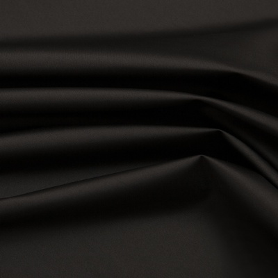 Курточная ткань Дюэл (дюспо), PU/WR/Milky, 80 гр/м2, шир.150см, цвет чёрный - купить в Сарапуле. Цена 141.80 руб.