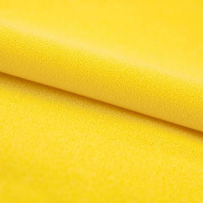 Креп стрейч Амузен 12-0752, 85 гр/м2, шир.150см, цвет жёлтый - купить в Сарапуле. Цена 194.07 руб.