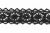 Тесьма кружевная 0621-1567, шир. 15 мм/уп. 20+/-1 м, цвет 080-чёрный - купить в Сарапуле. Цена: 471.74 руб.