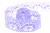 Тесьма кружевная 0621-2063, шир. 40 мм/уп. 20+/-1 м, цвет 107-фиолет - купить в Сарапуле. Цена: 933.93 руб.