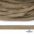 Шнур плетеный d-8 мм плоский, 70% хлопок 30% полиэстер, уп.85+/-1 м, цв.1022-бежевый - купить в Сарапуле. Цена: 735 руб.
