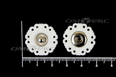 Кнопки пришивные №6 S20мм пластиковые белые - купить в Сарапуле. Цена: 9.88 руб.