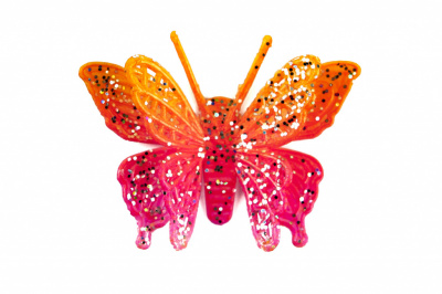 Бабочка декоративная пластиковая #10 - купить в Сарапуле. Цена: 7.09 руб.