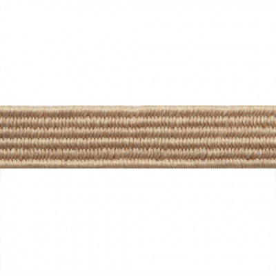 Резиновые нити с текстильным покрытием, шир. 6 мм ( упак.30 м/уп), цв.- 97-бежевый - купить в Сарапуле. Цена: 152.05 руб.