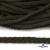 Шнур плетеный d-6 мм круглый, 70% хлопок 30% полиэстер, уп.90+/-1 м, цв.1075-хаки - купить в Сарапуле. Цена: 588 руб.