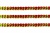 Пайетки "ОмТекс" на нитях, CREAM, 6 мм С / упак.73+/-1м, цв. 96 - красный - купить в Сарапуле. Цена: 484.77 руб.