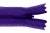 Молния потайная Т3 866, 20 см, капрон, цвет фиолетовый - купить в Сарапуле. Цена: 5.27 руб.