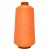 Нитки текстурированные некручёные 457, намот. 15 000 м, цвет оранжевый - купить в Сарапуле. Цена: 204.10 руб.