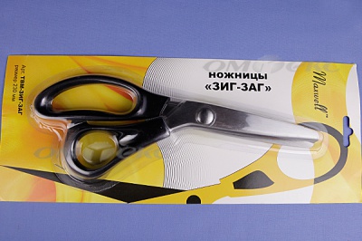 Ножницы ЗИГ-ЗАГ "MAXWELL" 230 мм - купить в Сарапуле. Цена: 1 041.25 руб.