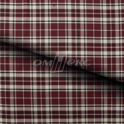 Ткань костюмная клетка 25577 2016, 230 гр/м2, шир.150см, цвет бордовый/сер/ч/бел - купить в Сарапуле. Цена 545.24 руб.