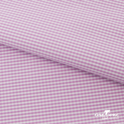 Ткань сорочечная Клетка Виши, 115 г/м2, 58% пэ,42% хл, шир.150 см, цв.1-розовый, (арт.111) - купить в Сарапуле. Цена 306.69 руб.