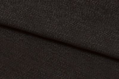 Ткань джинсовая №96, 160 гр/м2, шир.148см, цвет чёрный - купить в Сарапуле. Цена 350.42 руб.