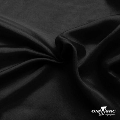 Ткань подкладочная Таффета 190Т, Middle, BLACK, 53 г/м2, шир.150 см   - купить в Сарапуле. Цена 35.50 руб.