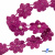 Тесьма вязанная "Цветок с бусиной" 27, шир. 29 мм/уп. 13,7+/-1 м, цвет фуксия - купить в Сарапуле. Цена: 1 084.20 руб.