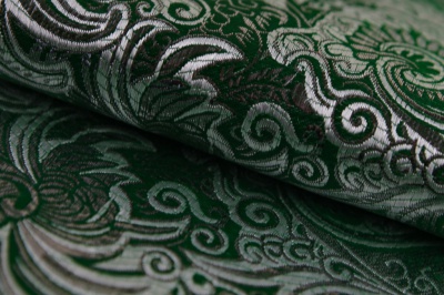 Ткань костюмная жаккард, 135 гр/м2, шир.150см, цвет зелёный№4 - купить в Сарапуле. Цена 441.94 руб.