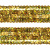 Тесьма с пайетками D16, шир. 20 мм/уп. 25+/-1 м, цвет золото - купить в Сарапуле. Цена: 778.19 руб.