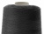 Швейные нитки (армированные) 28S/2, нам. 2 500 м, цвет чёрный - купить в Сарапуле. Цена: 139.91 руб.