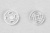 Кнопки пришивные пластиковые 11,5 мм, блистер 24шт, цв.-прозрачные - купить в Сарапуле. Цена: 59.44 руб.