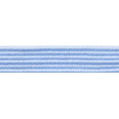 Резиновые нити с текстильным покрытием, шир. 6 мм ( упак.30 м/уп), цв.- 108-голубой - купить в Сарапуле. Цена: 155.22 руб.