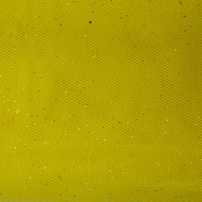 Сетка Глиттер, 24 г/м2, шир.145 см., желтый - купить в Сарапуле. Цена 117.24 руб.